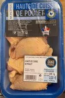 Mängden socker i Hauts de cuisse de poulet