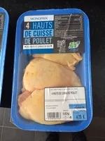 Mängden socker i 4 hauts de cuisse de poulet