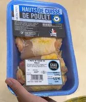 Mängden socker i Haut de cuisse de poulet