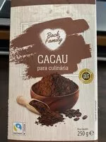 Mängden socker i Cacau para culinária