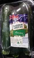 Mängden socker i Fresh Zucchini