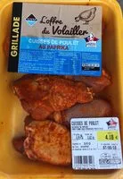 Mängden socker i Cuisses de poulet au paprika