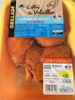 Mängden socker i Cuisses de poulet au paprika