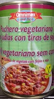 Mängden socker i Puchero vegetariano de judías con tiras de soja