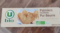 Mängden socker i palmiers feuilletés pur beurre