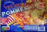 Mängden socker i Tex-Mex Pommes - Chili Con Carne