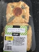 Mängden socker i Feuillete au fromage de chevre