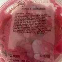 Mängden socker i Houmous betterave maison