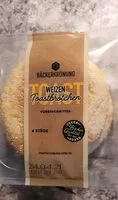 Mängden socker i Bäckerkrönung Weizen Toastbrötchen