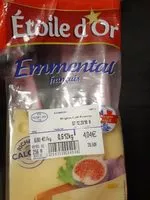 Mängden socker i Emmental Etoile d'Or