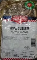 Mängden socker i Tripes cuisinées au vin blanc