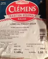Mängden socker i Lomo au piment doux