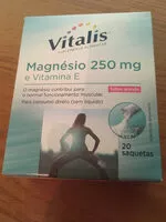 Mängden socker i Vitalis magnésio 250mg.e vitamina E