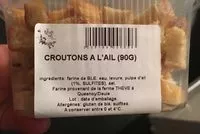 Mängden socker i Croutons a l'ail