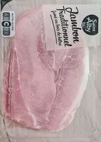 Mängden socker i Jambon traditionnel fumé au bois de hêtre