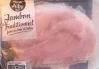 Mängden socker i Jambon traditionnel fumé au feu de hêtre