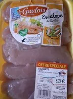 Mängden socker i Escalope de dinde