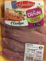 Mängden socker i Escalope de dinde