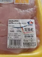 Mängden socker i Escalope de dinde