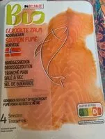 Mängden socker i Saumon fumé bio tranché à la main