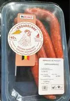 Mängden socker i Merguez de poulet