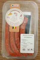Mängden socker i merguez de poulet