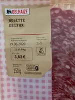 Mängden socker i Rosette de Lyon Delhaize