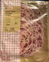 Mängden socker i Saucisson de paris