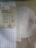 Mängden socker i Filet de poulet Delhaize