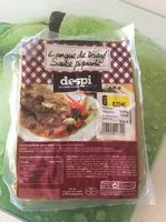 Mängden socker i Langue de boeuf sauce piquante