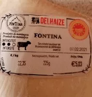 Mängden socker i Fromage Fontina