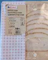 Mängden socker i Filet de poulet curry