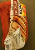 Mängden socker i Saucisse crue fumée