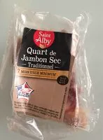 Mängden socker i Quart de jambon traditionnel