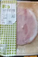 Mängden socker i Jambon cuit avec couenne