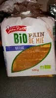 Mängden socker i Bio Pain de mie nature