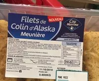 Mängden socker i Filets de colin d'alaska de meuniere
