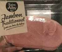 Mängden socker i Jambon traditionnel fumé au bois de hêtre