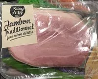 Mängden socker i Jambon de qualite superieur cuit fume