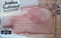 Mängden socker i Jambon traditionnel fumé au bois de hêtre