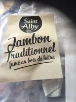 Mängden socker i Jambon traditionnel fumé au bois de hêtre