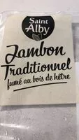 Mängden socker i Jambon traditionnel fumé au bois de hêtre