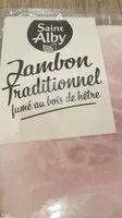 Mängden socker i Jambon cuit fumé