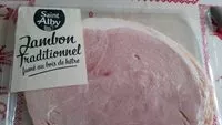 Mängden socker i Jambon Traditionnel fumé au bois de hêtre
