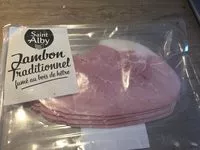 Mängden socker i Jambon fume au bois de heytre