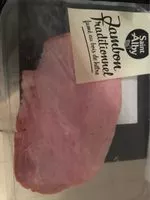 Mängden socker i Jambon traditionnel fumé au bois de hêtre