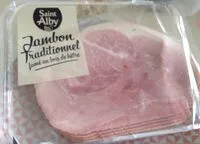 Mängden socker i Jambon traditionnel fume au bois de hette