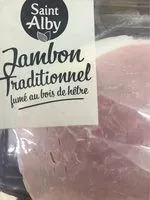Mängden socker i Jambon traditionnel