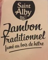 Mängden socker i Jambon traditionnel fumé au bois de hêtre
