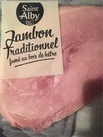 Mängden socker i Jambon traditionnel fume au bois de hetre